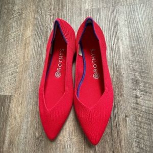 Rothy’s Red Flats